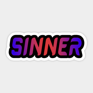 Sinner Sticker